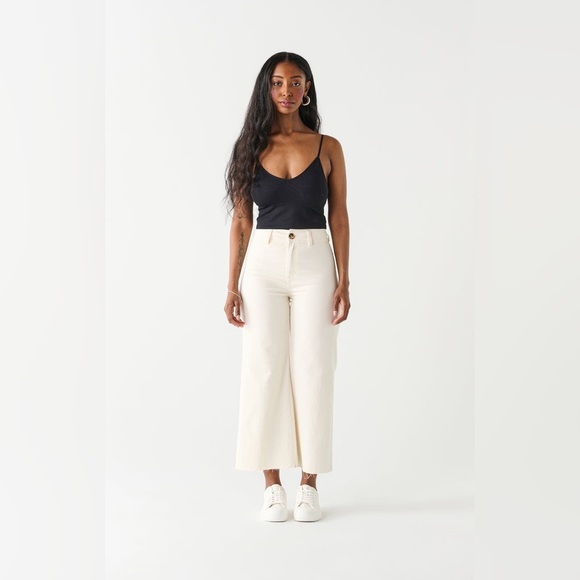 DEX |High Rise culottes denim | size 32 - Picture 1 of 8